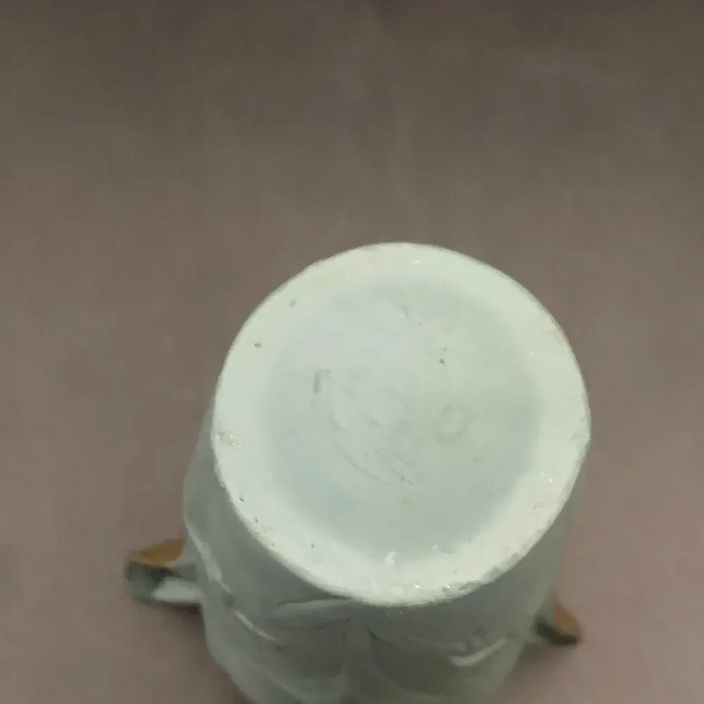 1910’s Schafer & Vater German Art Nouveau Jasperware Bisque Porcelain Bud Vase